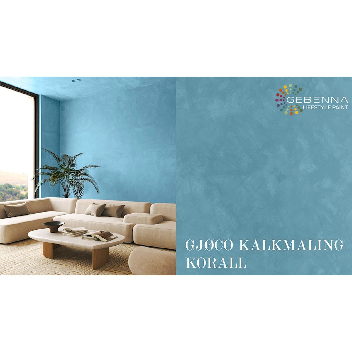 Kalkmaling 384 Korall 0,68 l