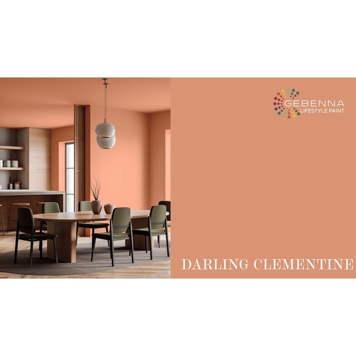 Gebenna Vægmaling: Darling Clementine 9 l