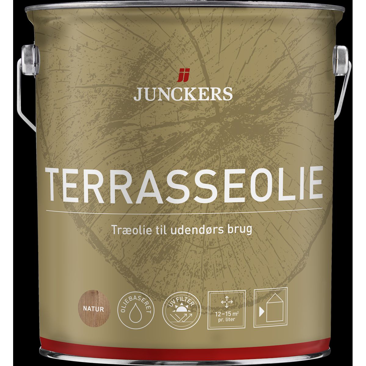 Junckers Terrasseolie Sort 5 liter