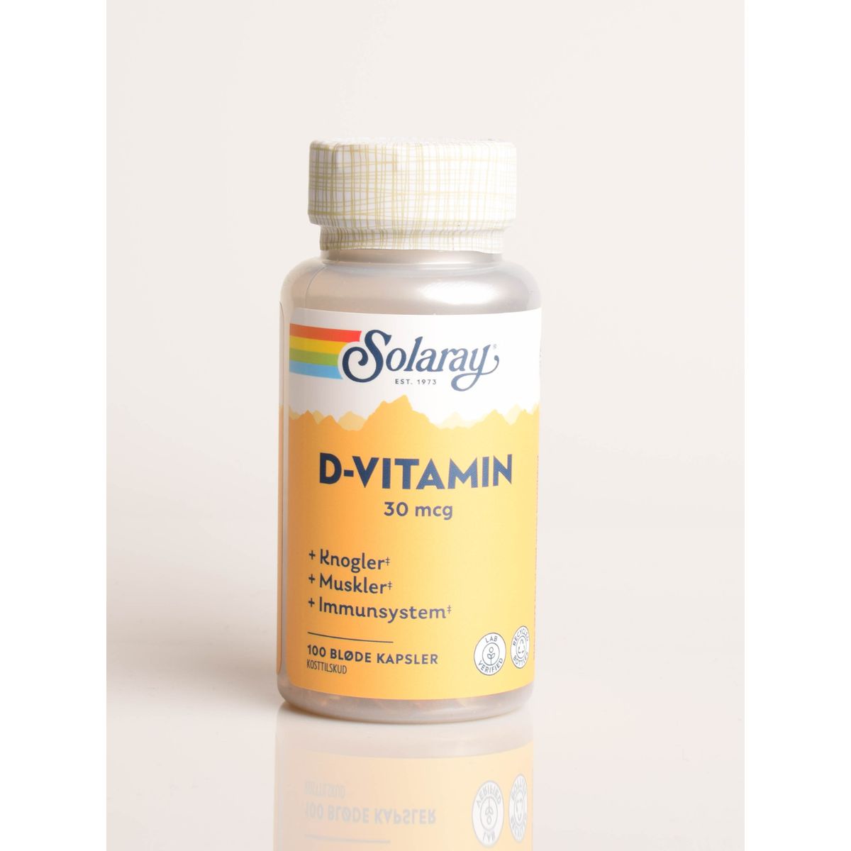 D-vitamin 30 mcg Solaray