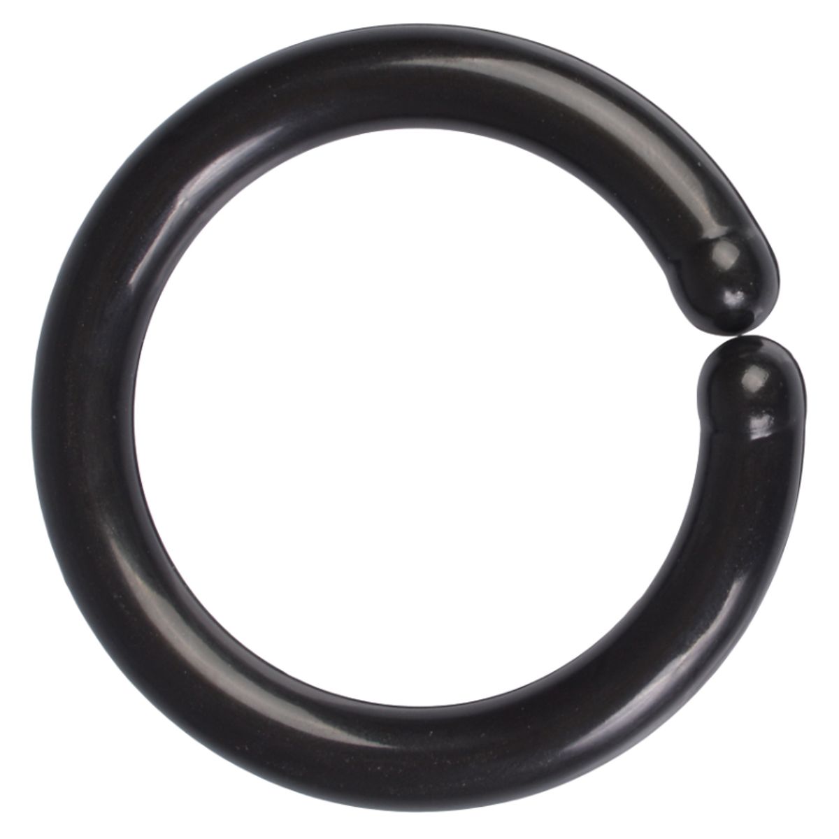 C-ring, sort, Ø60 mm, 1 stk