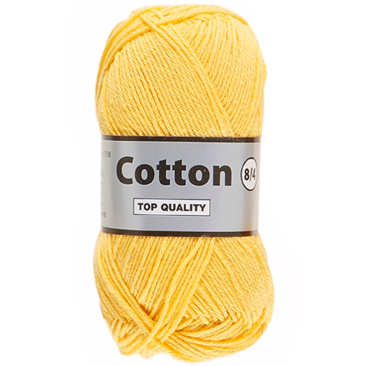 Lammy cotton 8/4, lysegul, 50 g, nr. 371