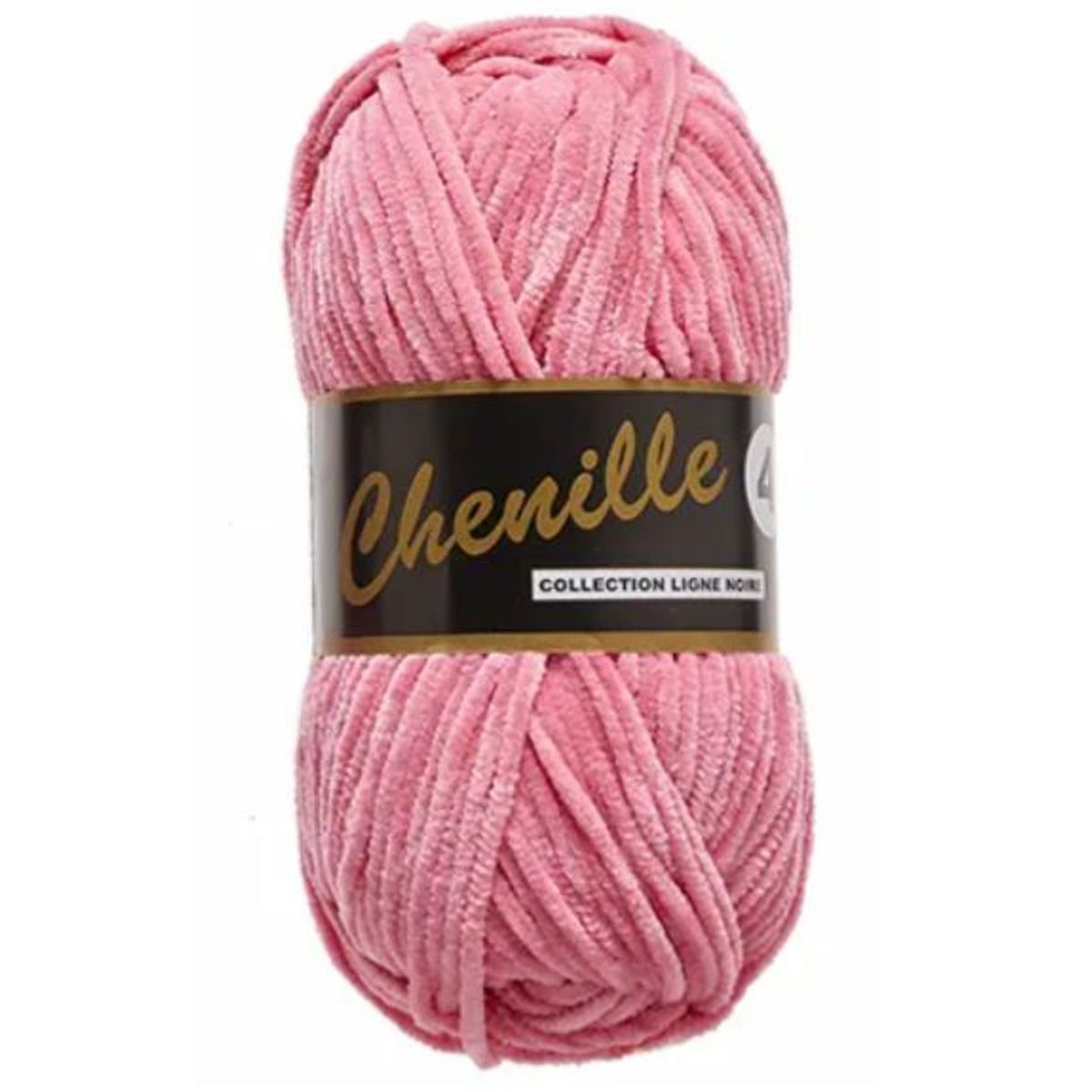 Chenille 4, lyserød, 50 g, nr. 730