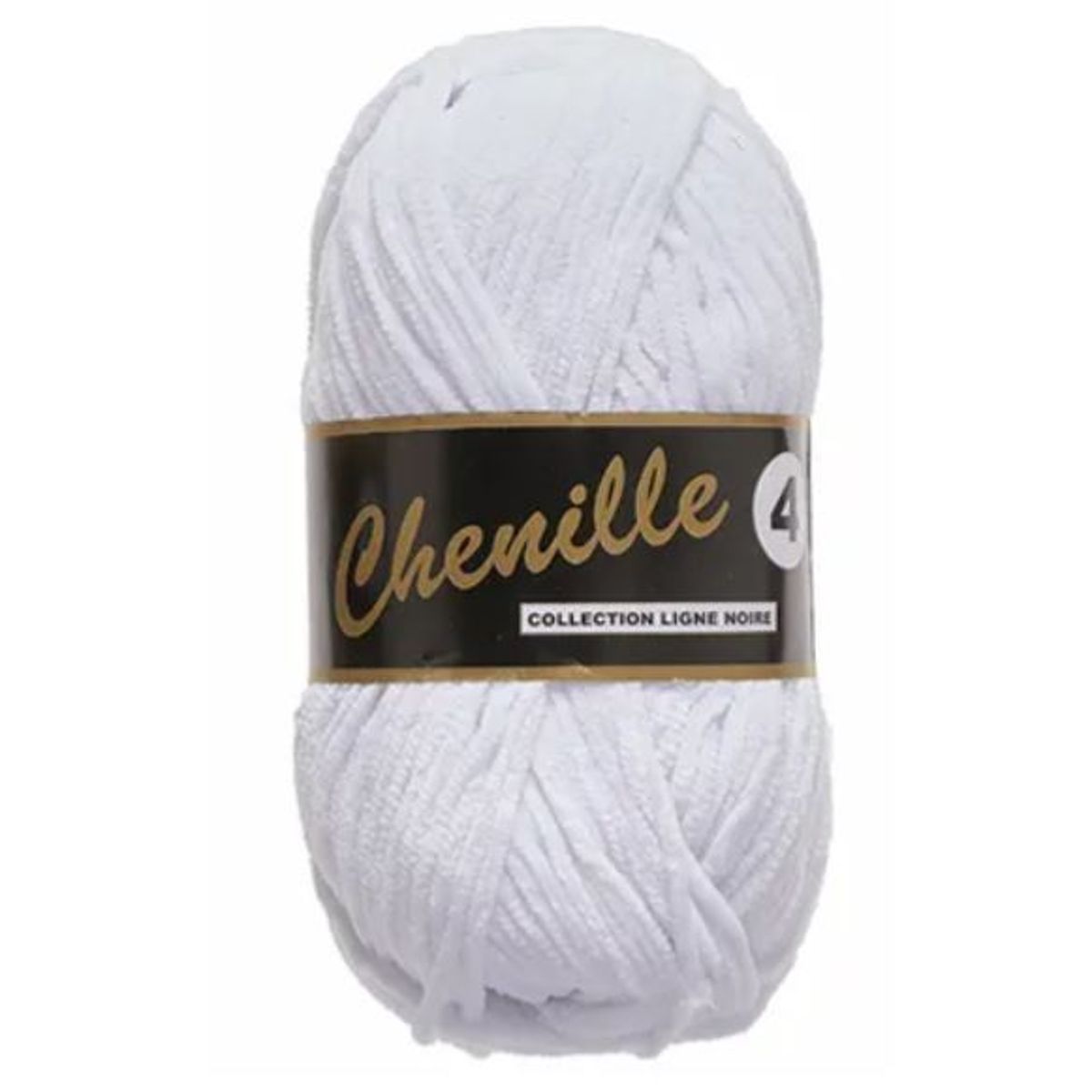 Chenille 4, hvid, 50 g, nr. 5