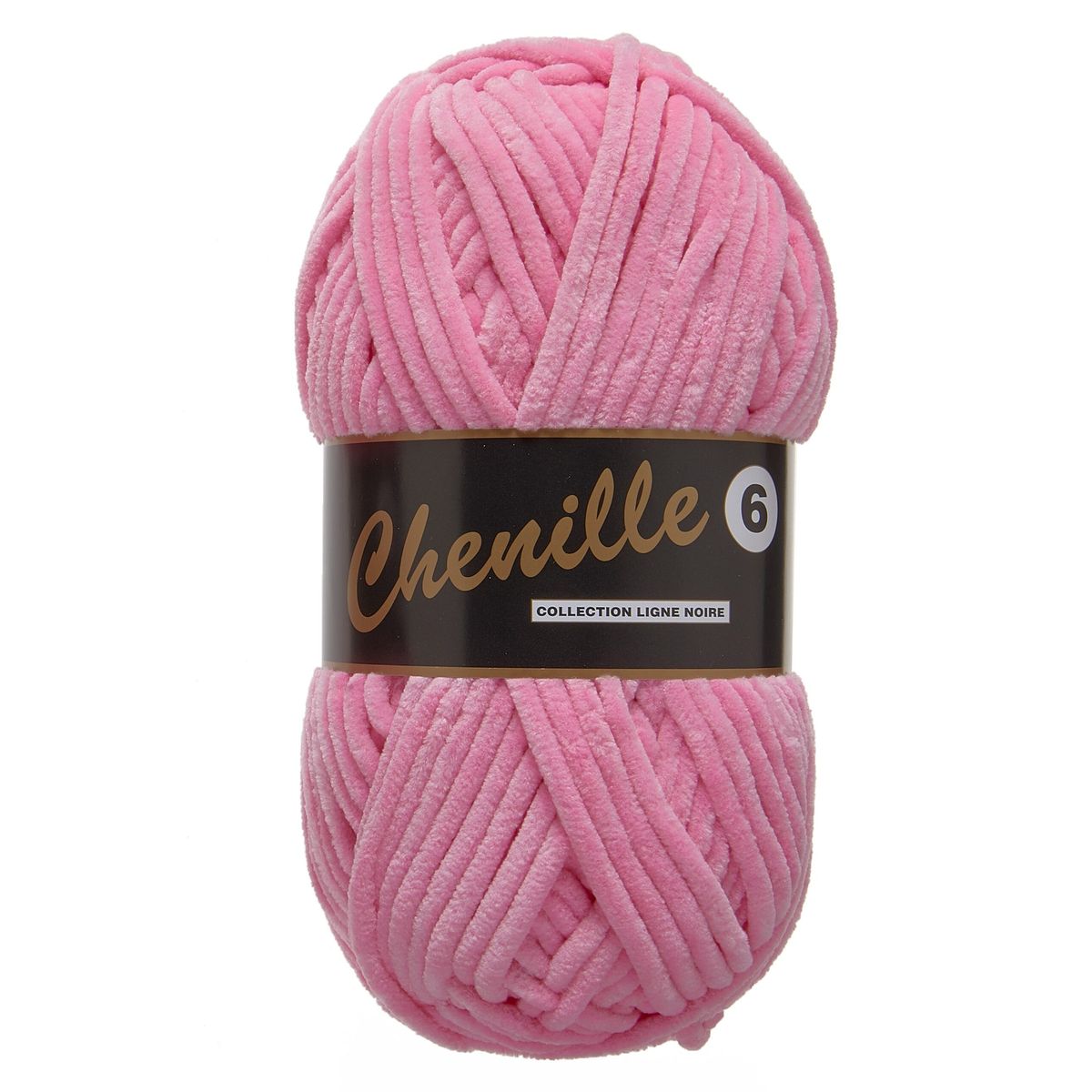 Chenille 6, sart rosa, 100 g, nr. 713