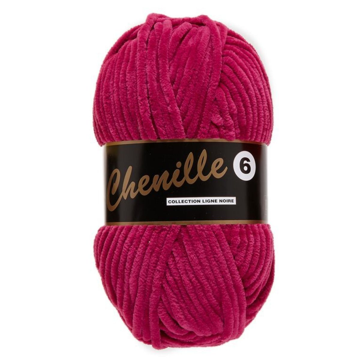 Chenille 6, fuchsia, 100 g, nr. 730