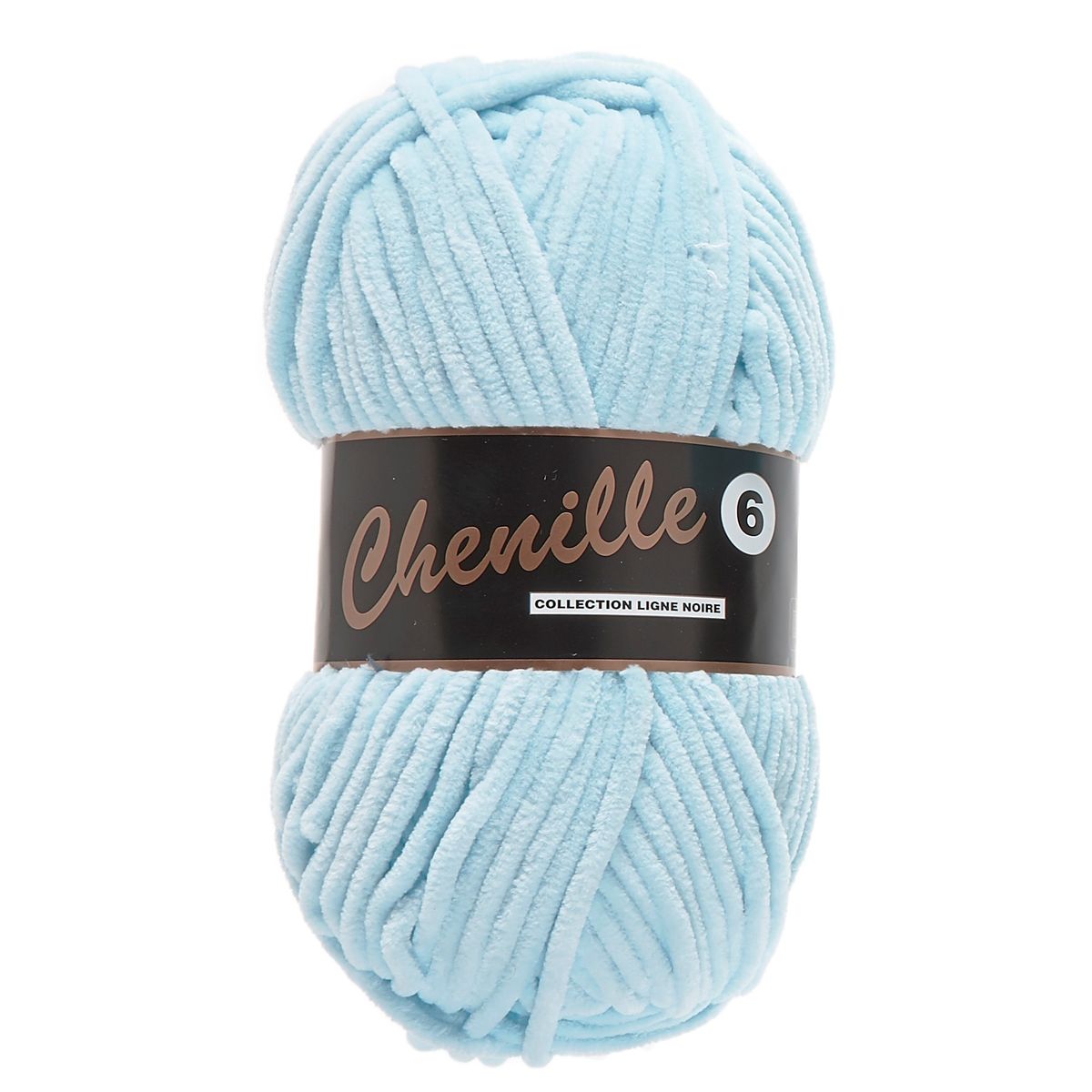 Chenille 6, isblå, 100 g, nr. 11