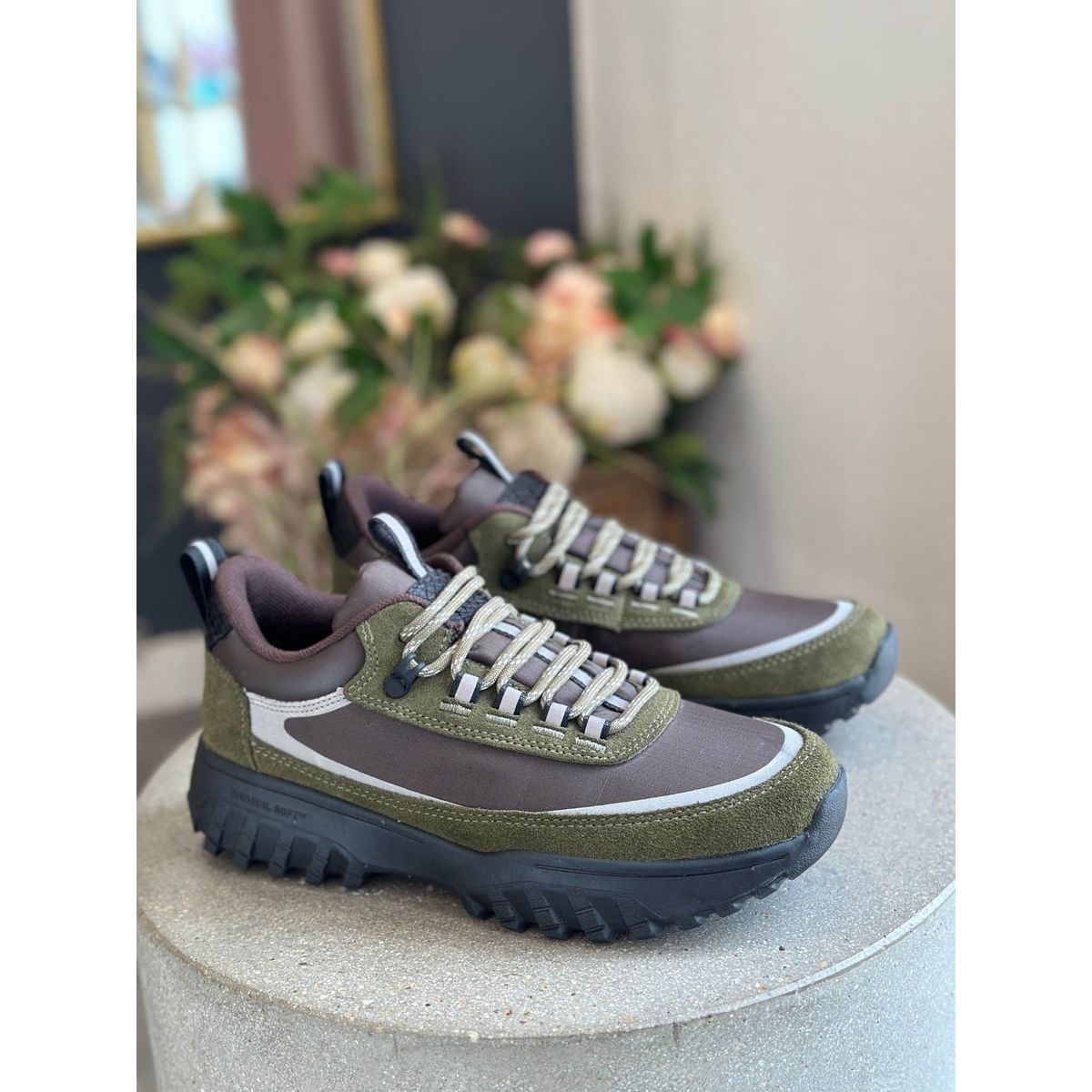 Woden Tessa Sneakers Waterproof - Dark Olive 42