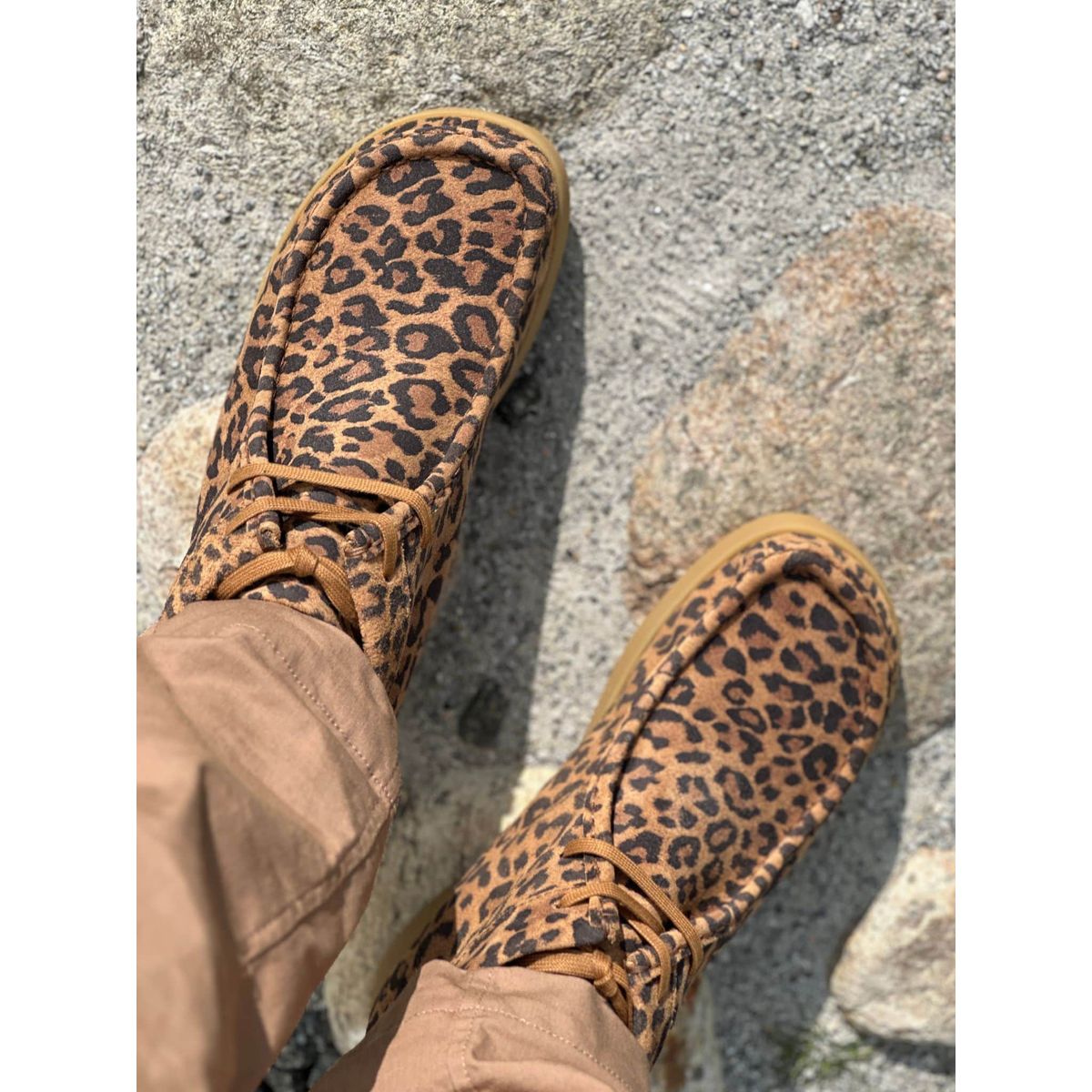 Nature - Ellen Støvle, Suede - Leopard 40