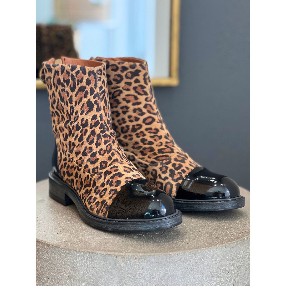 Shoedesign Copenhagen, Ankel støvle, DAHLIA SPA - Leopard 41