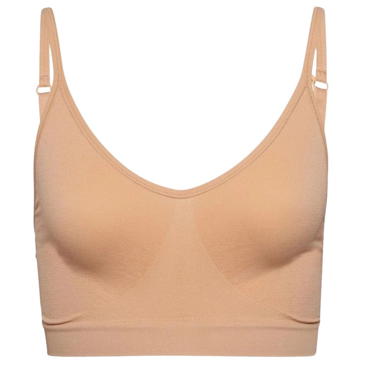 Decoy BH-top med smalle stropper, nude, str. XS