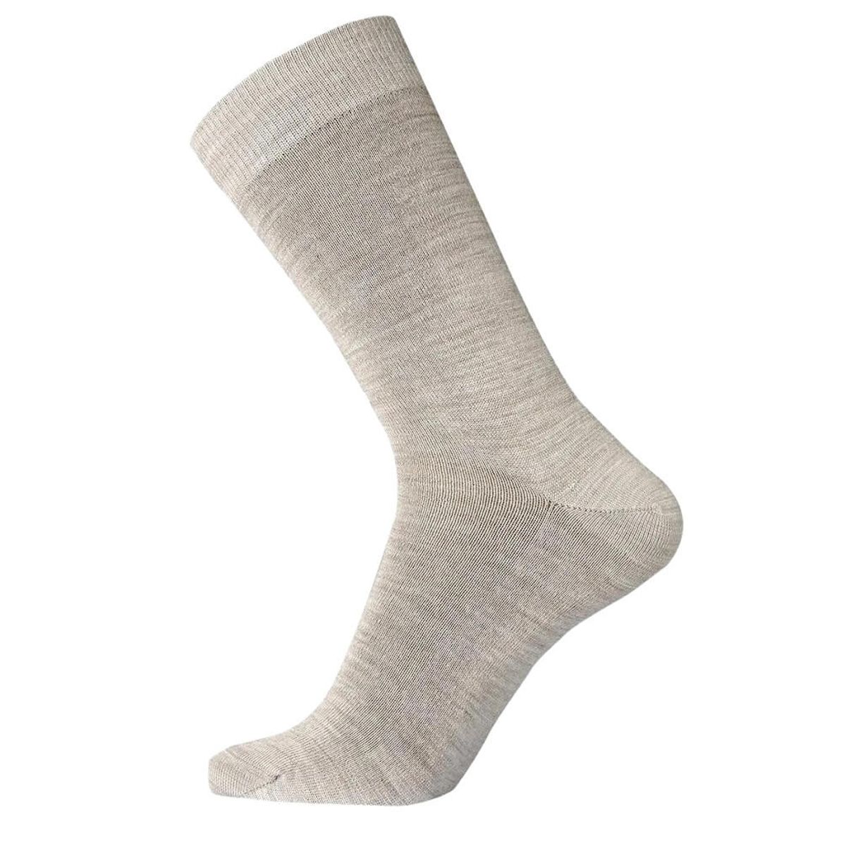 Egtved Twin Sock Uldstrømper Beige Str. 36-41