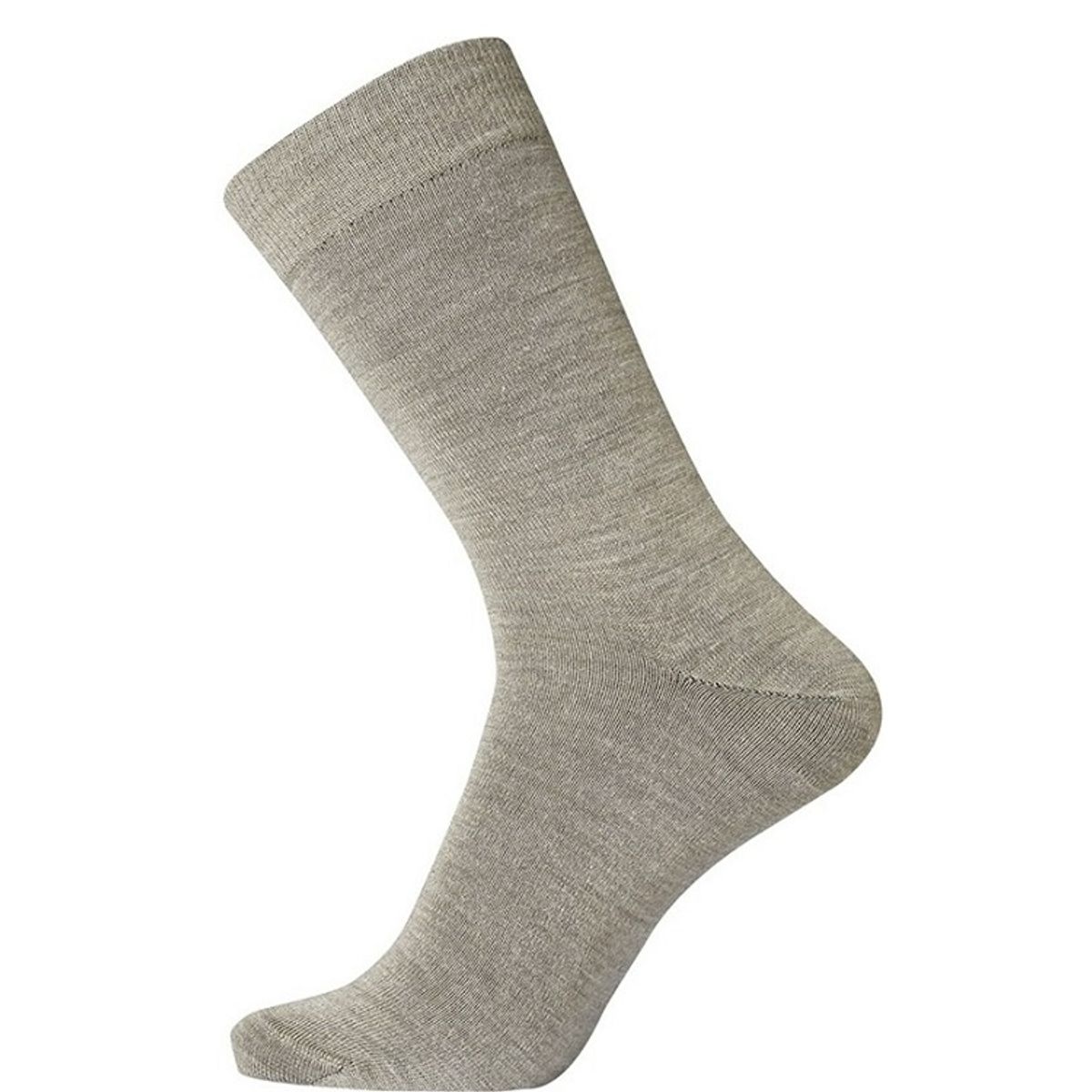 Egtved Twin Sock Uldstrømper Mørk Sand Str. 45-48