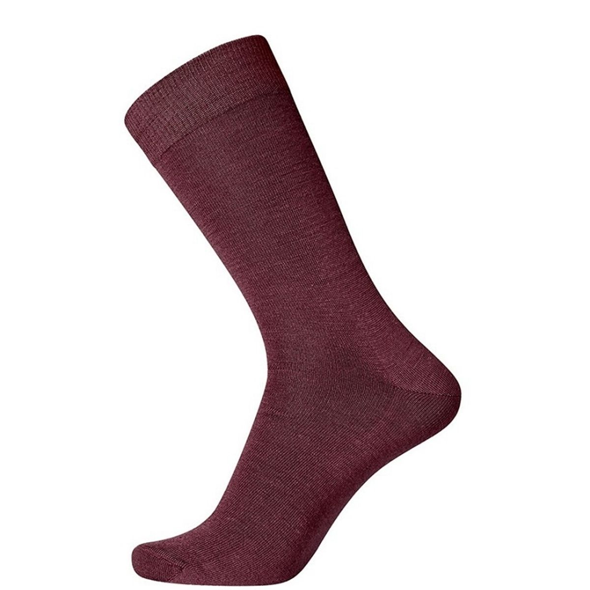 Mørkerøde Egtved Twin Sock Uldstrømper Str. 40-45