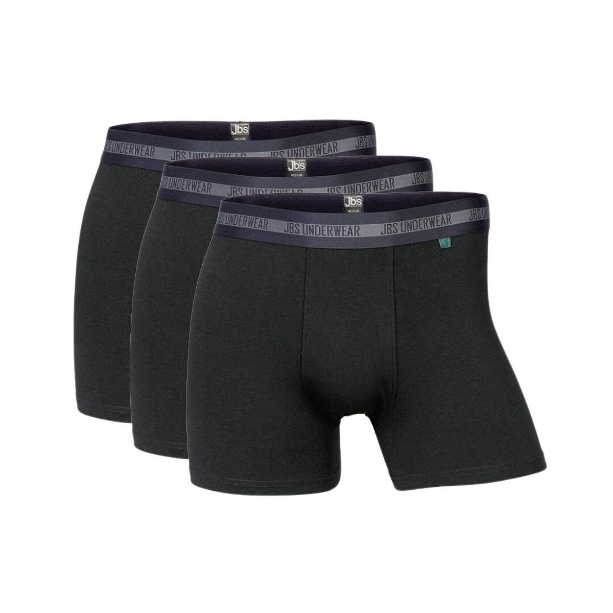 3-pak JBS bambus boxershorts, sort, str. 2XL