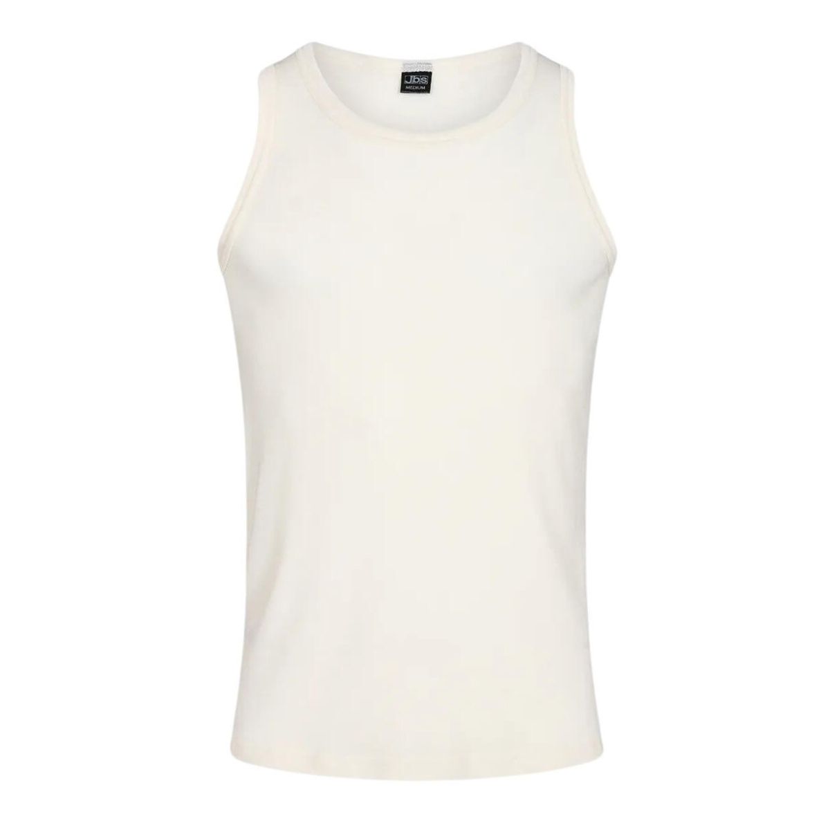 Tank-top i 100% merino uld til mænd, JBS, hvid, str. medium