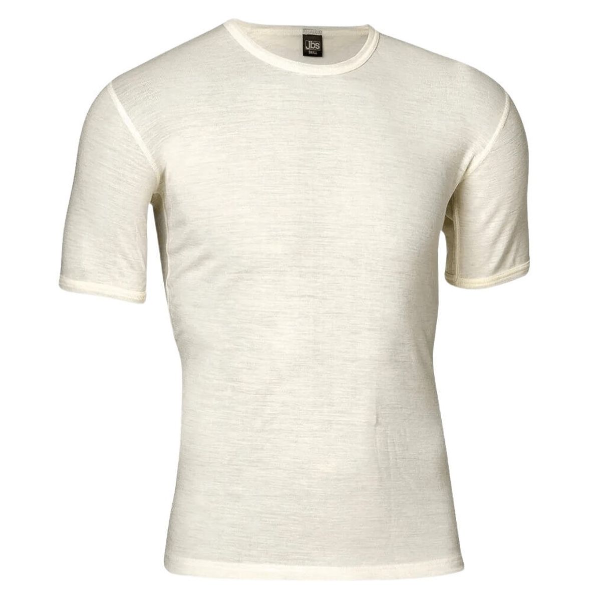 T-shirt i 100% merino uld til mænd, JBS, hvid, str. 2XL