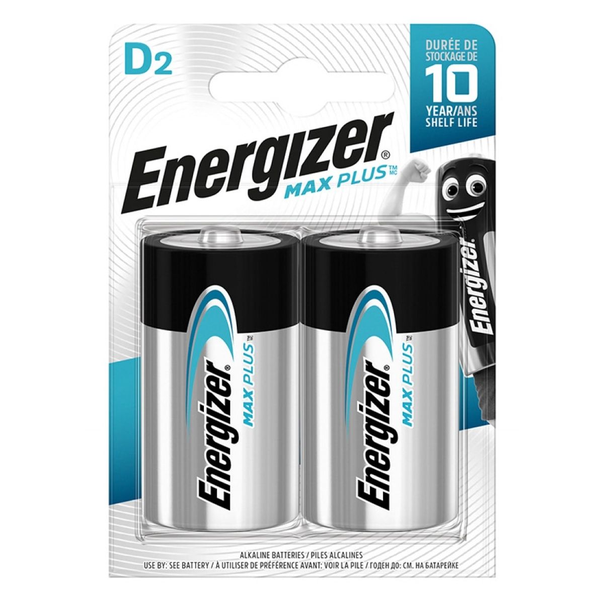 Batterier Energizer Max Plus E95 BP2.