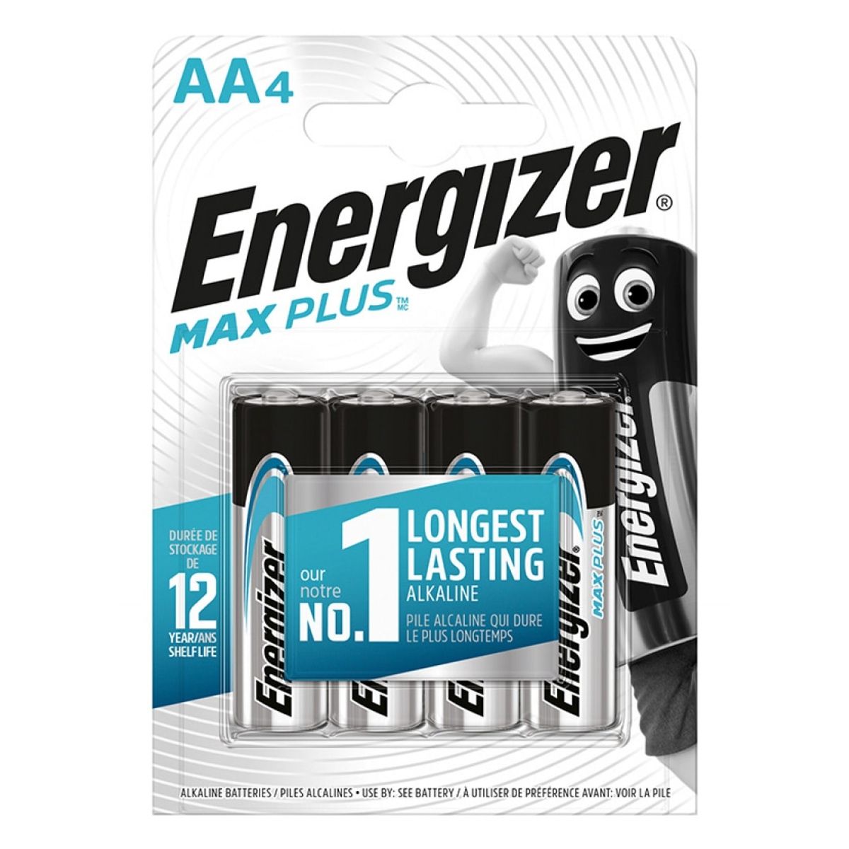 Batterier Energizer Max Plus Alkaline Langtidsholdbare.