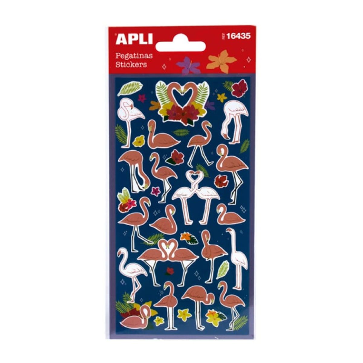 Stickers Flamingo Matte Finish Permanent Adhesive.