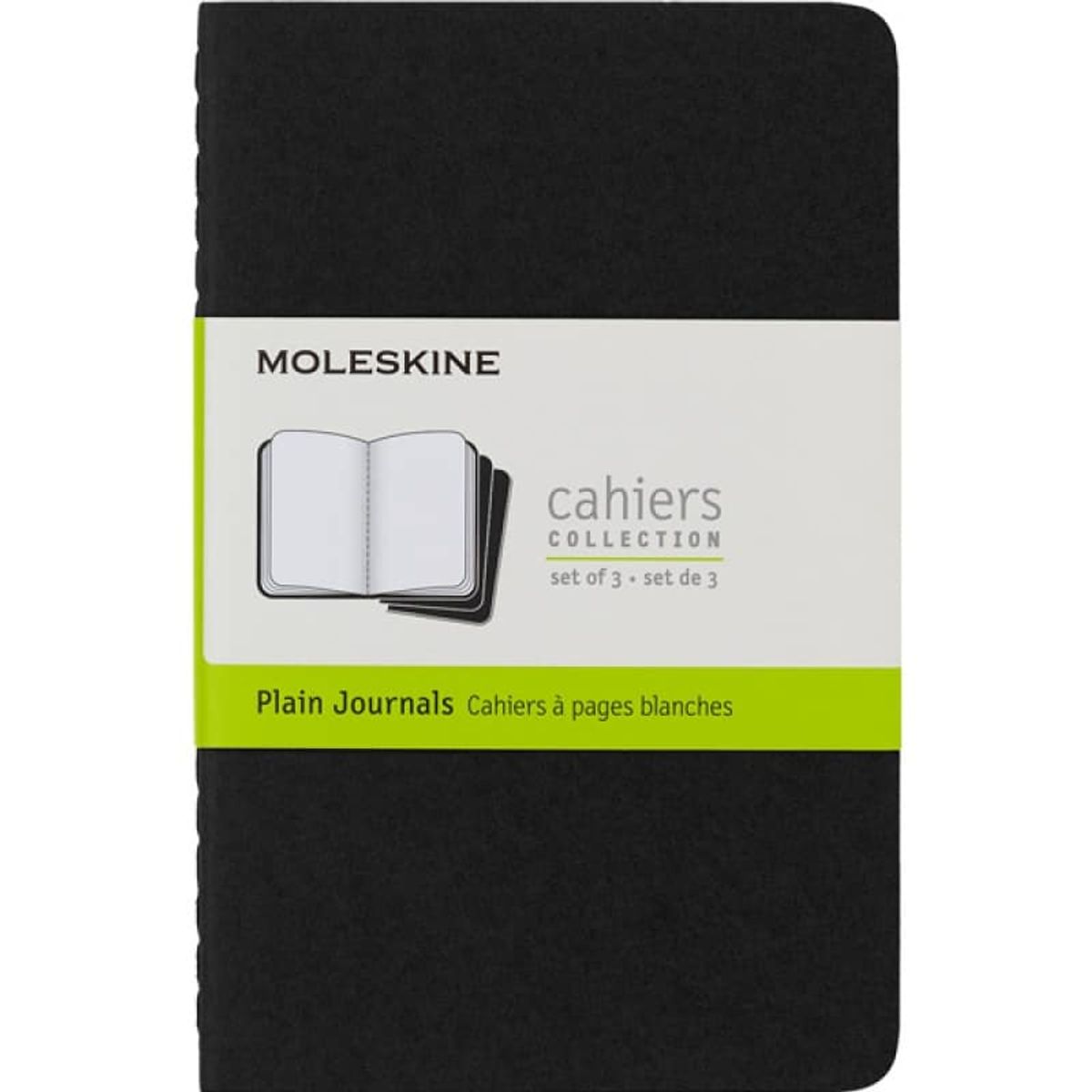 Notebooks Moleskine Cahier Journals 9x14cm Sort.