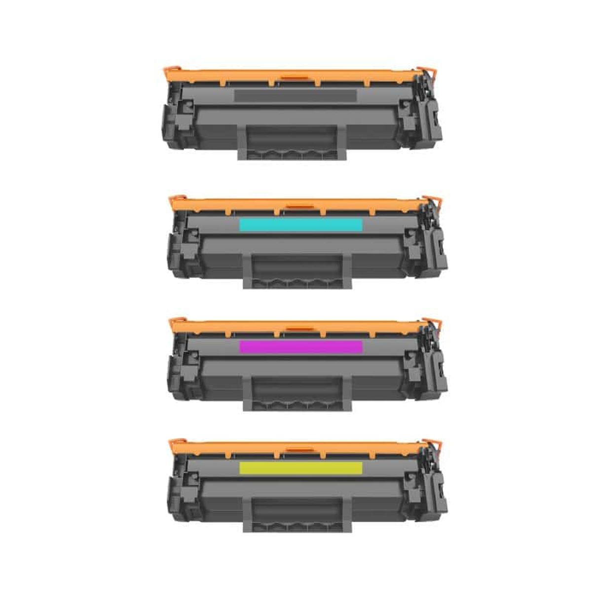 Rabat sæt! HP 415A 4 farver BK-C-M-Y Toner Kompatibel 415A 8.700 sider