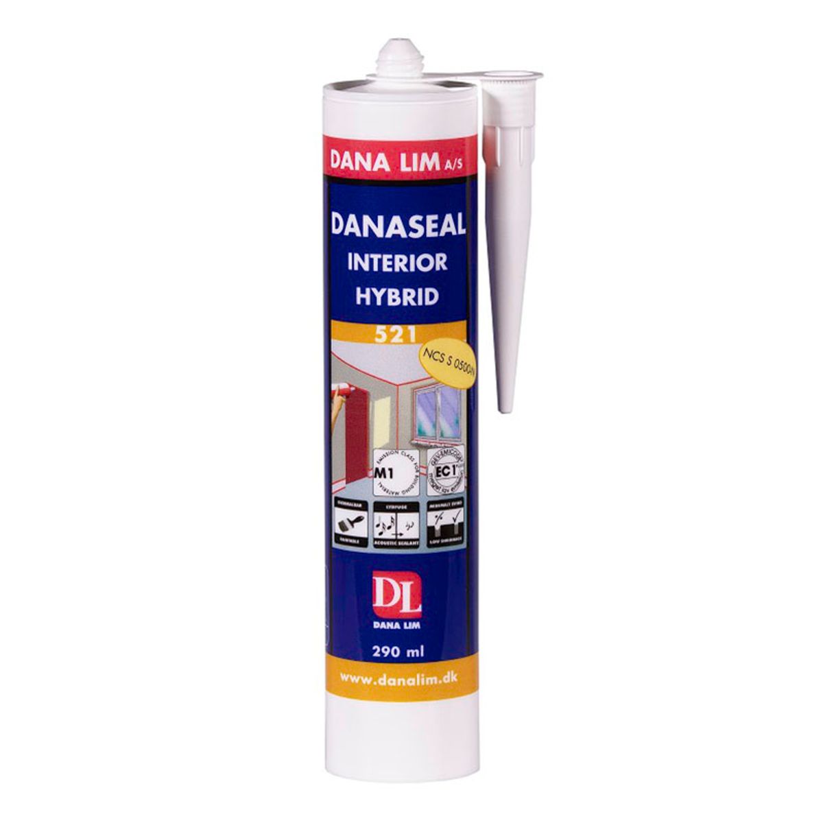 DANASEAL INTERIOR 521 HVID 290ML