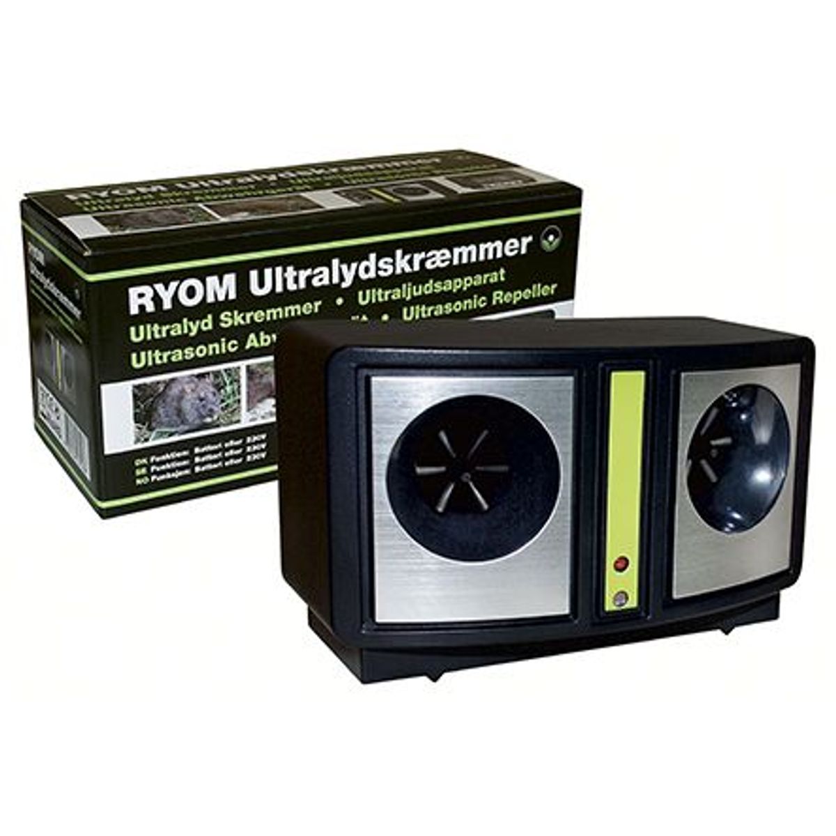 Ryom Ultralydskræmmer batteri 200m2