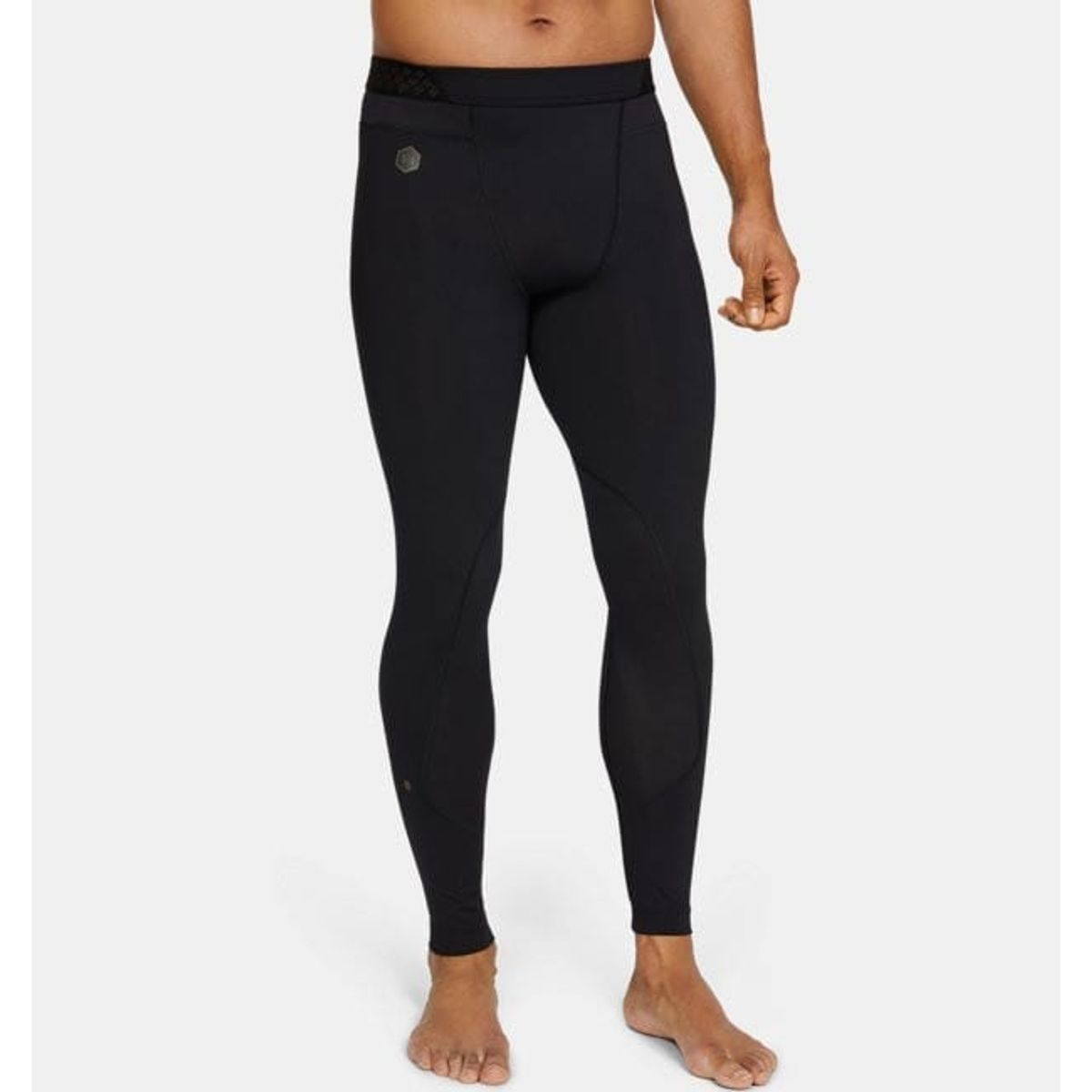 Mænds Under Armour leggings RUSH compression - Sort XXL