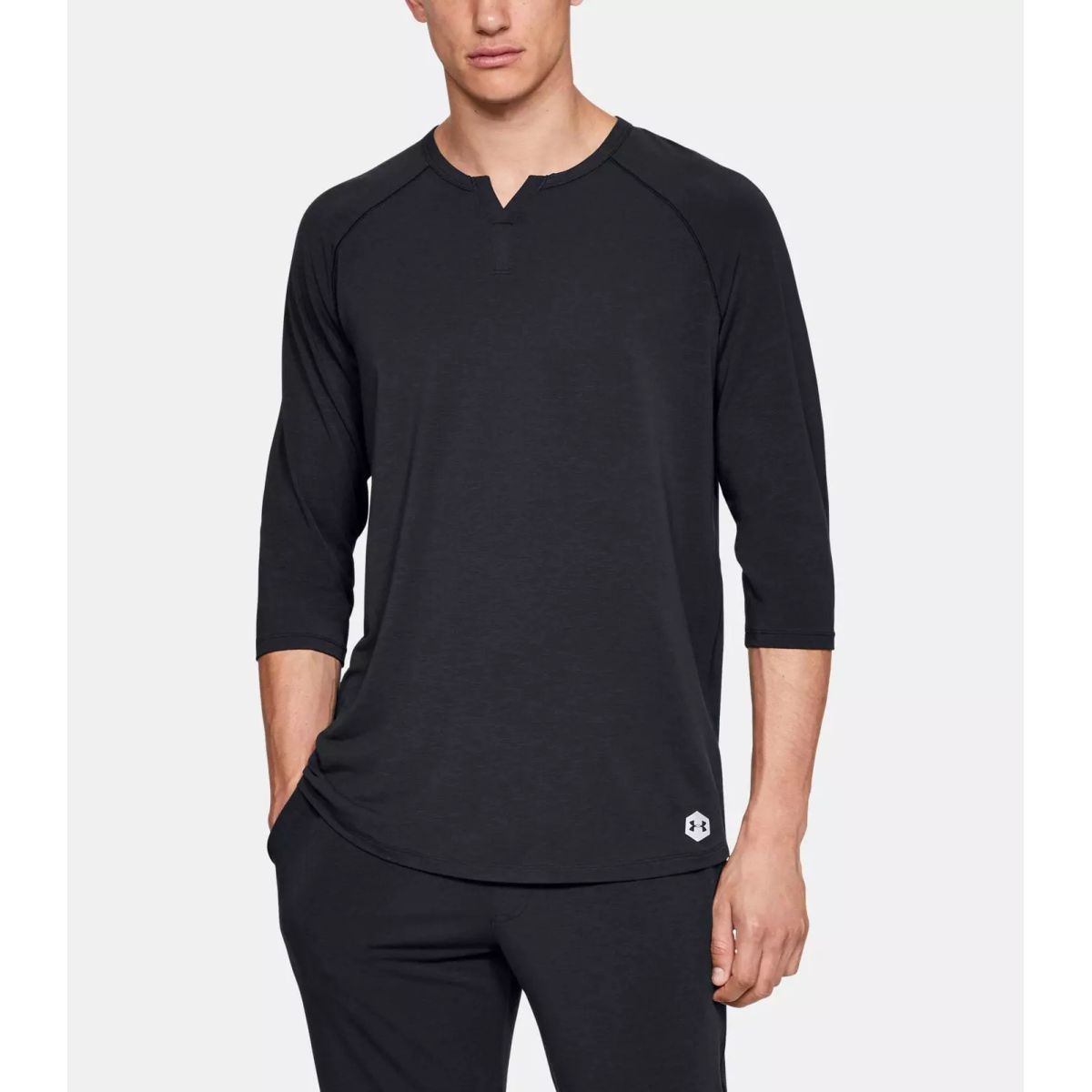 Mænds Under Armour Recovery Sleepwear Langærmet T-shirt S