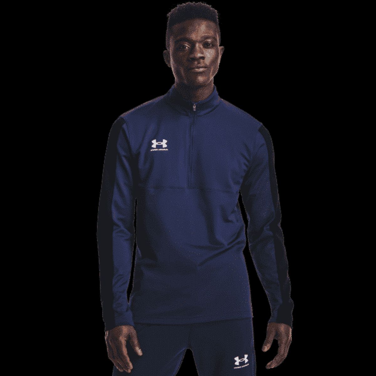 Mænds Under Armour Challenger Midlayer - Navy Blå L