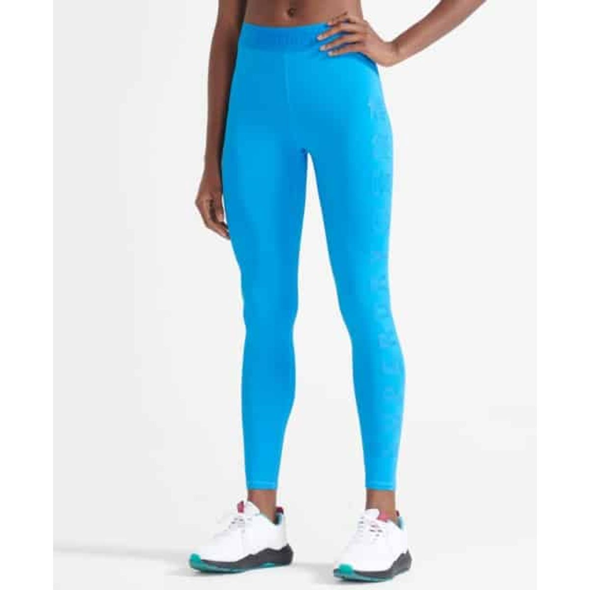 SuperDry Sport - Training Elastic Leggings - Vibrant Blue XS