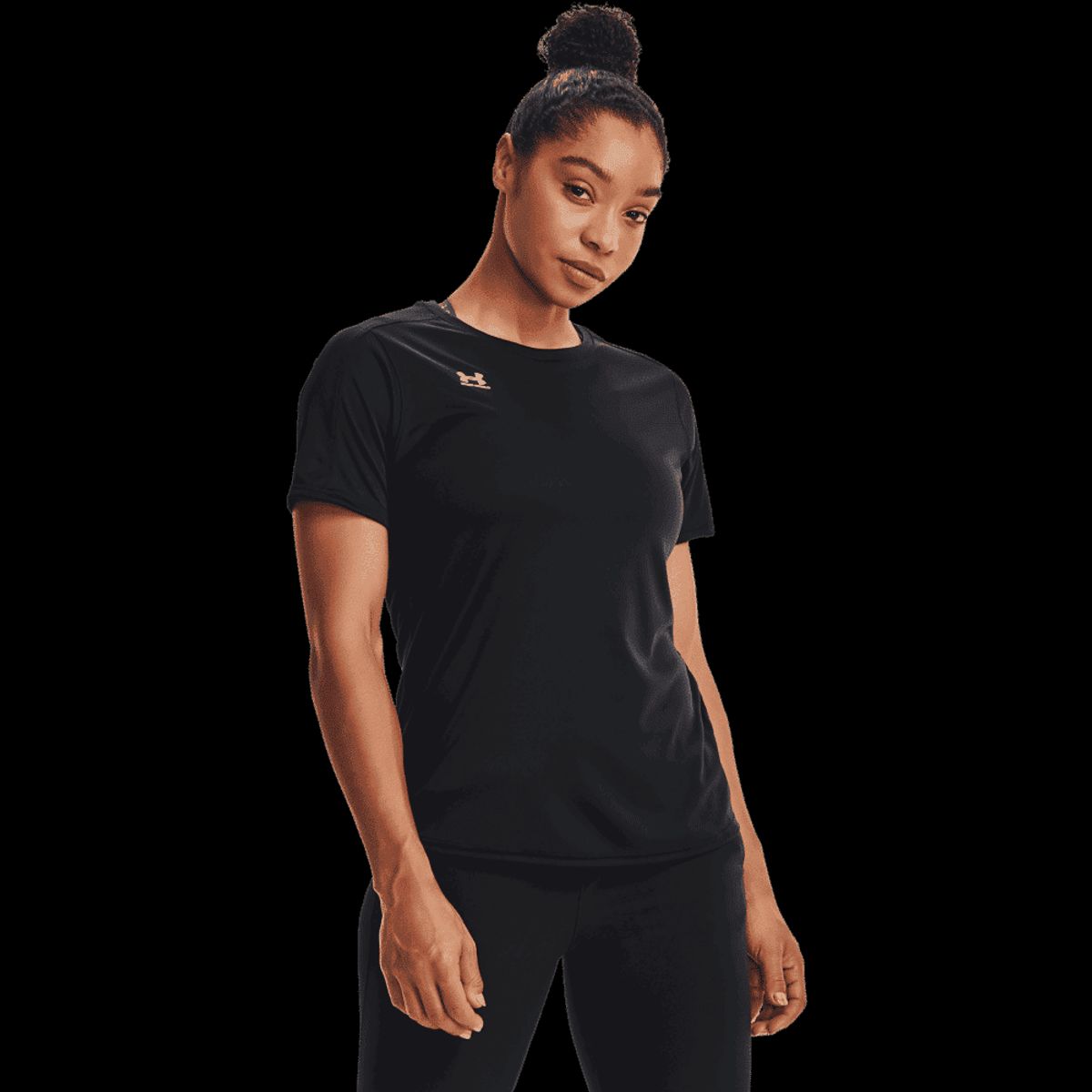 Kvinders Under Armour - Challenger kortærmet T-shirt - Black S