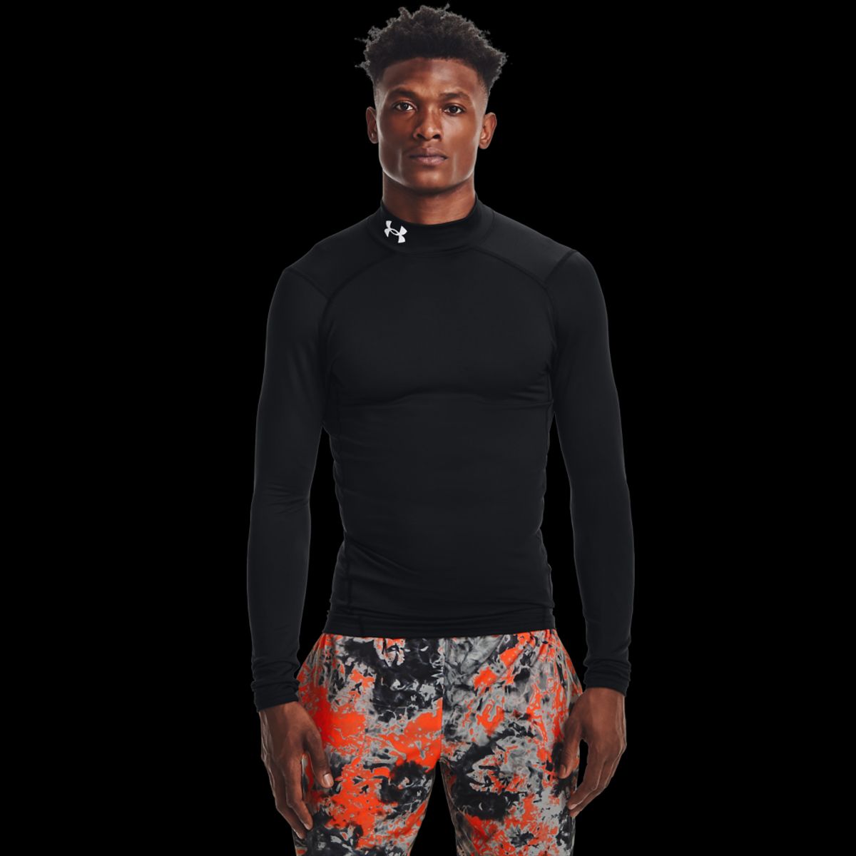 Under Armour Mænd - ColdGear Armour Compression Mock - Black XL