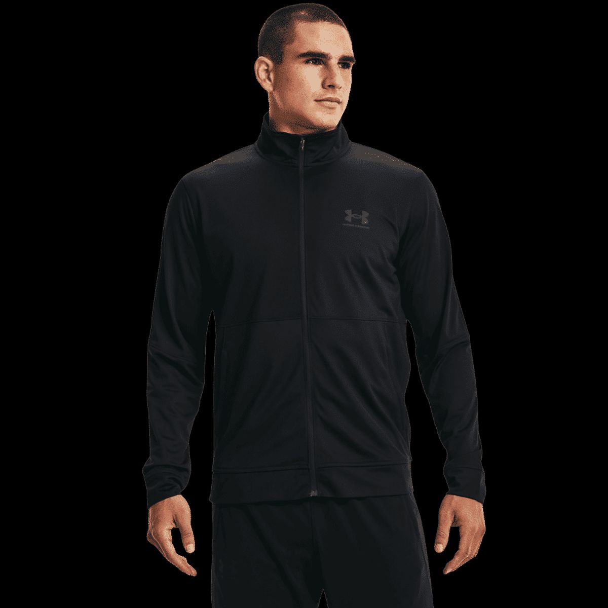 Mænd Under Armour - Pique Track Jacket - Sort S