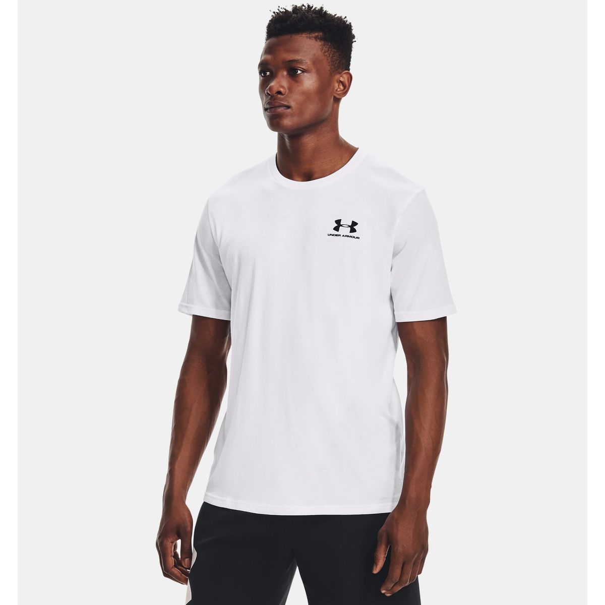 Mænds Under Armour - Sportstyle Left Chest - Hvid S