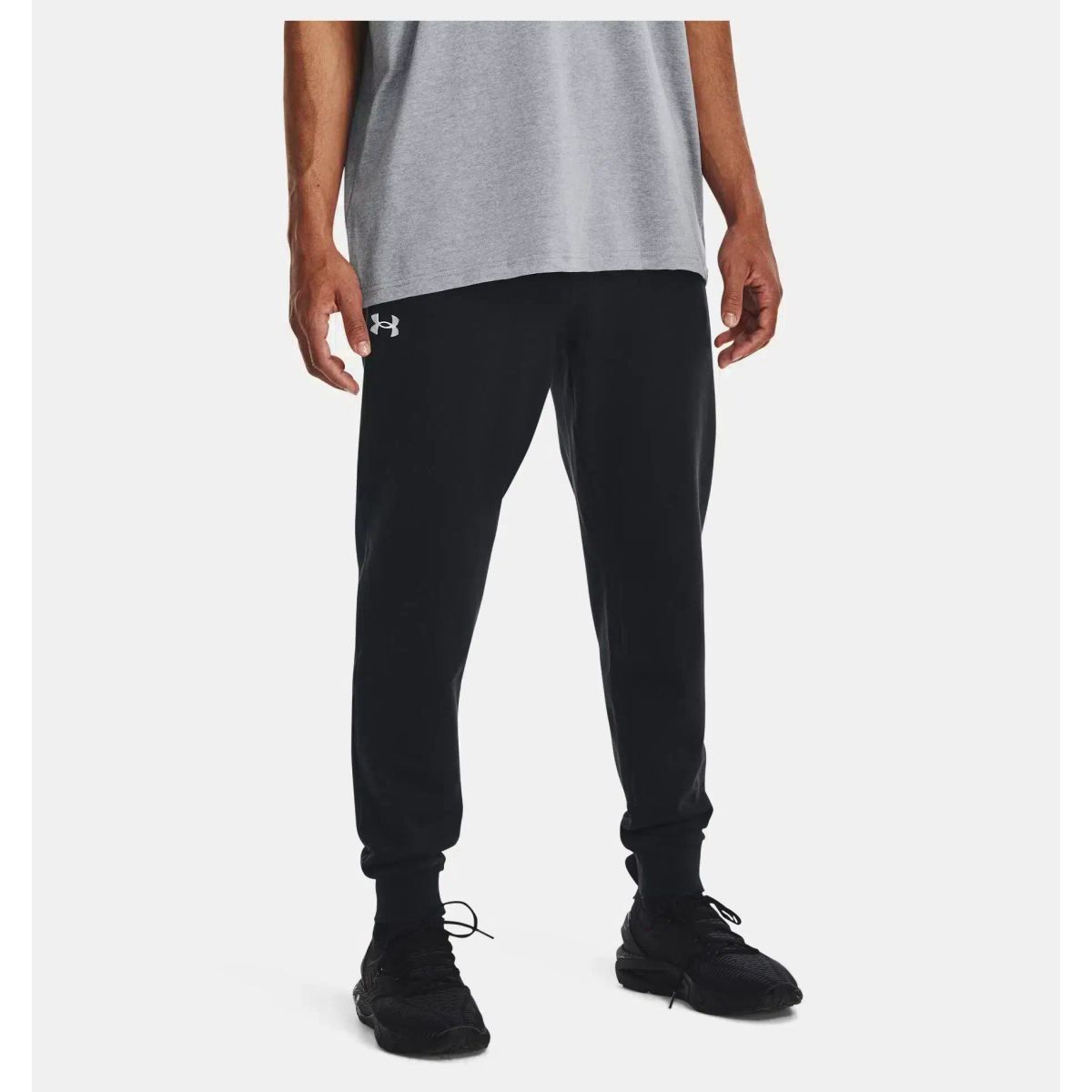 Mænds Under Armour - Rival Fleece Joggers - Black XL