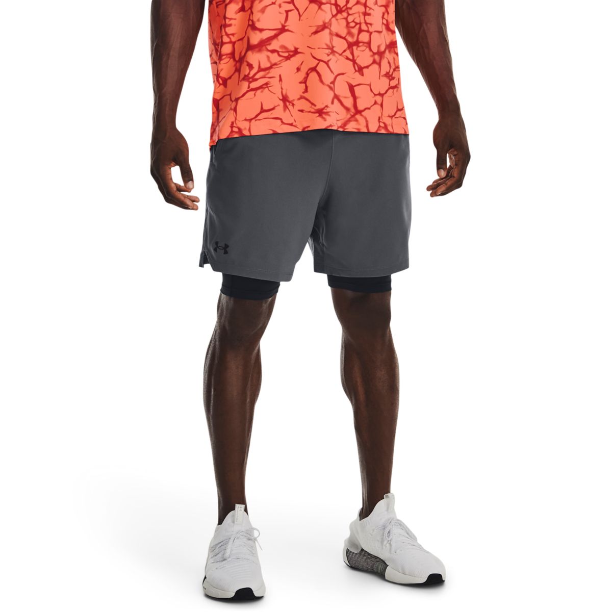 Under Armour Mænd - Vanish Woven 2-in-1 Shorts - Pitch Gray M