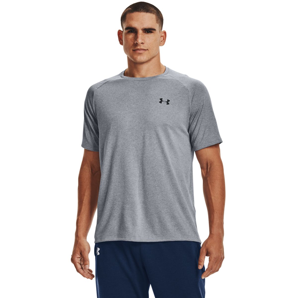 Mænds Under Armour Tech 2.0 T-shirt - Steel 4XL