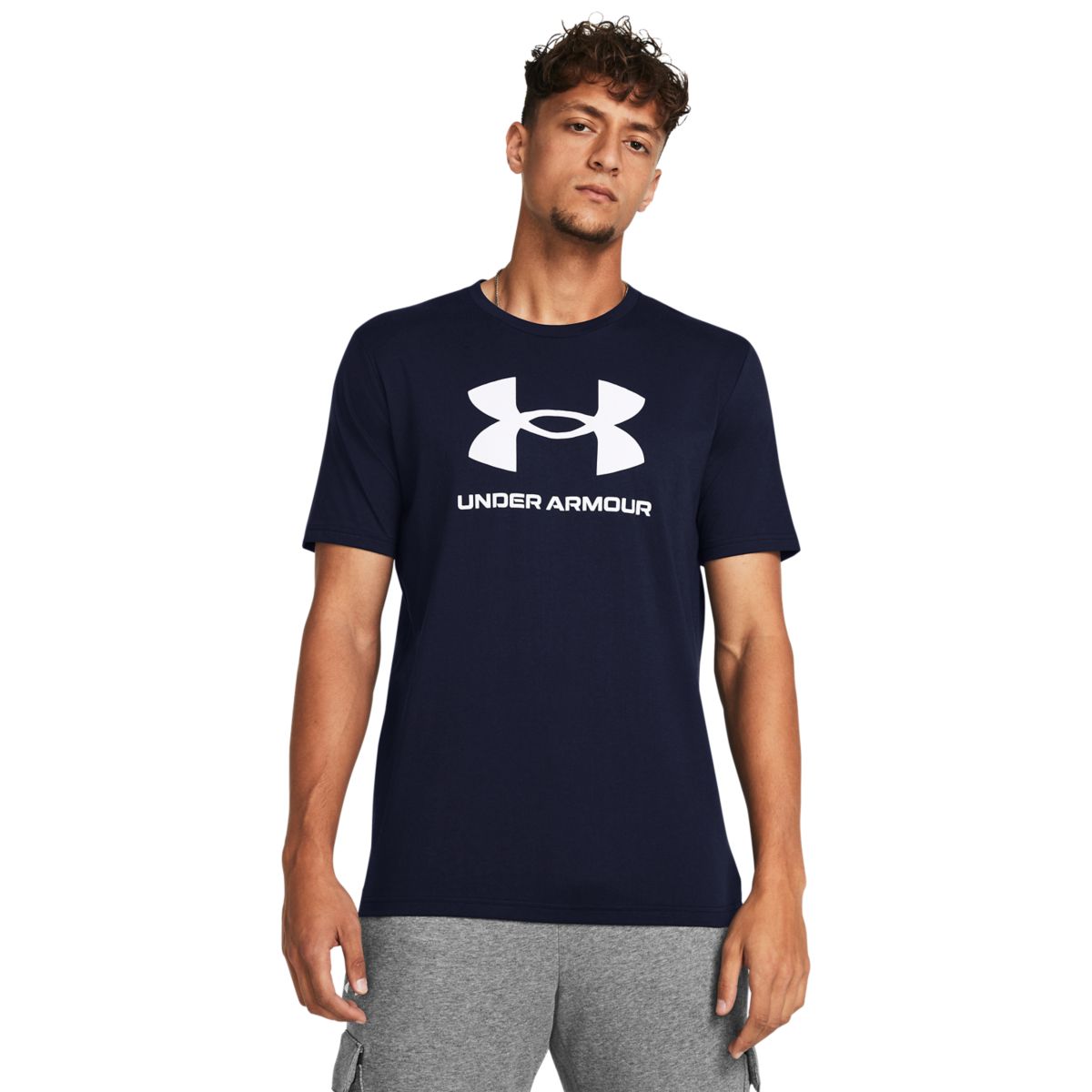 Under Armour Mænds - Sportstyle Shortsleeve - Academy XXL