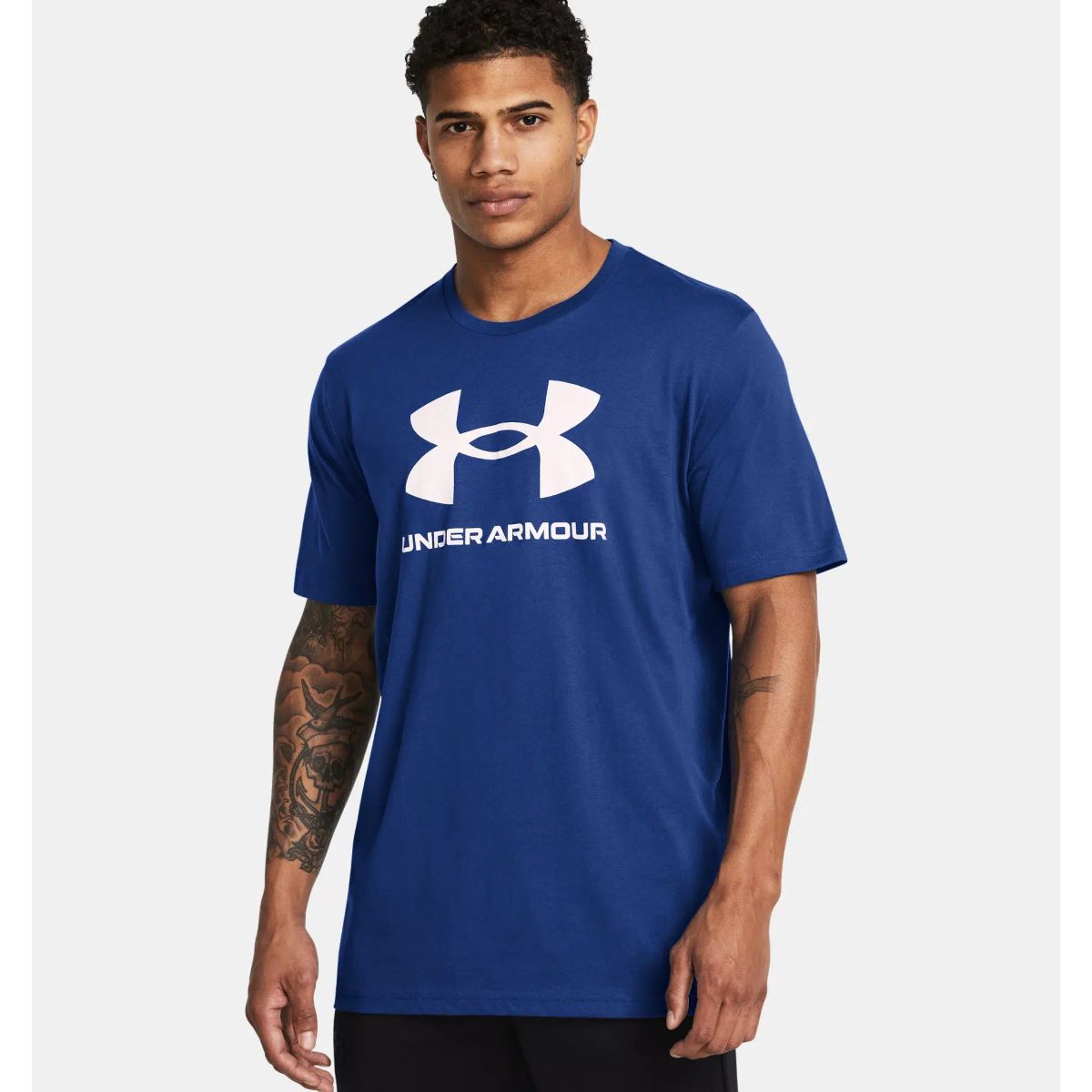 Under Armour Mænds - Sportstyle Shortsleeve - Tech Blue M