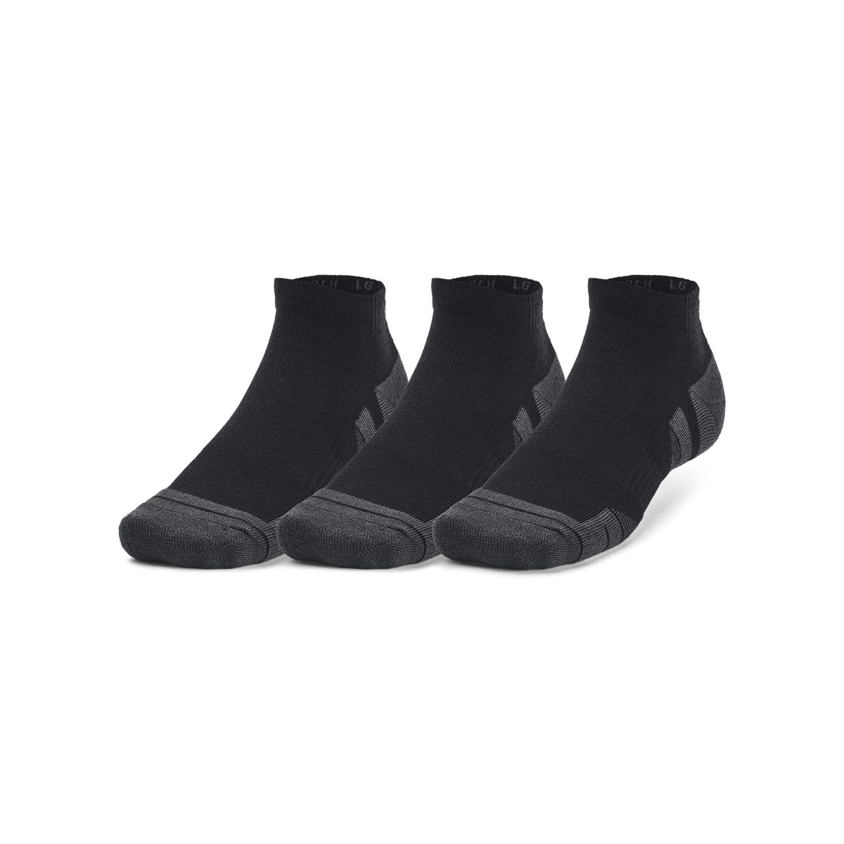 Under Armour Sokker - Performance Tech Low Cut Socks 3-Pak - Black M