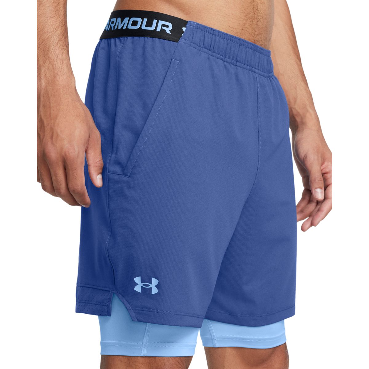 Under Armour Mænd - Vanish Woven 2-in-1 Shorts - Tech Blue M