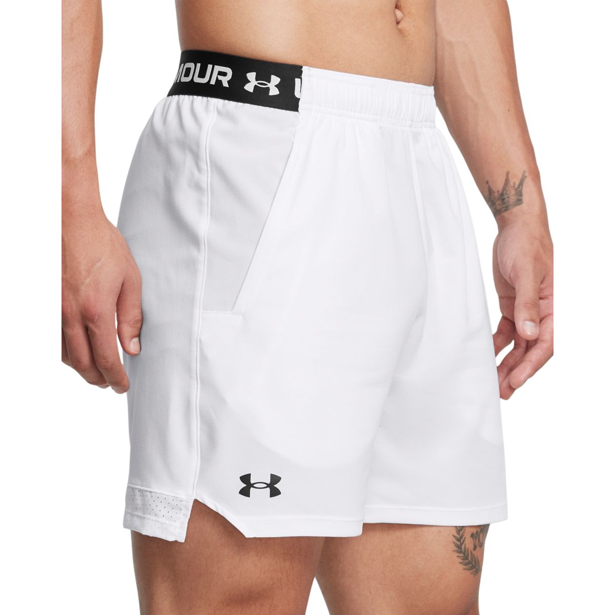 Mænds Under Armour - Vanish Woven 6" Shorts - White XXL