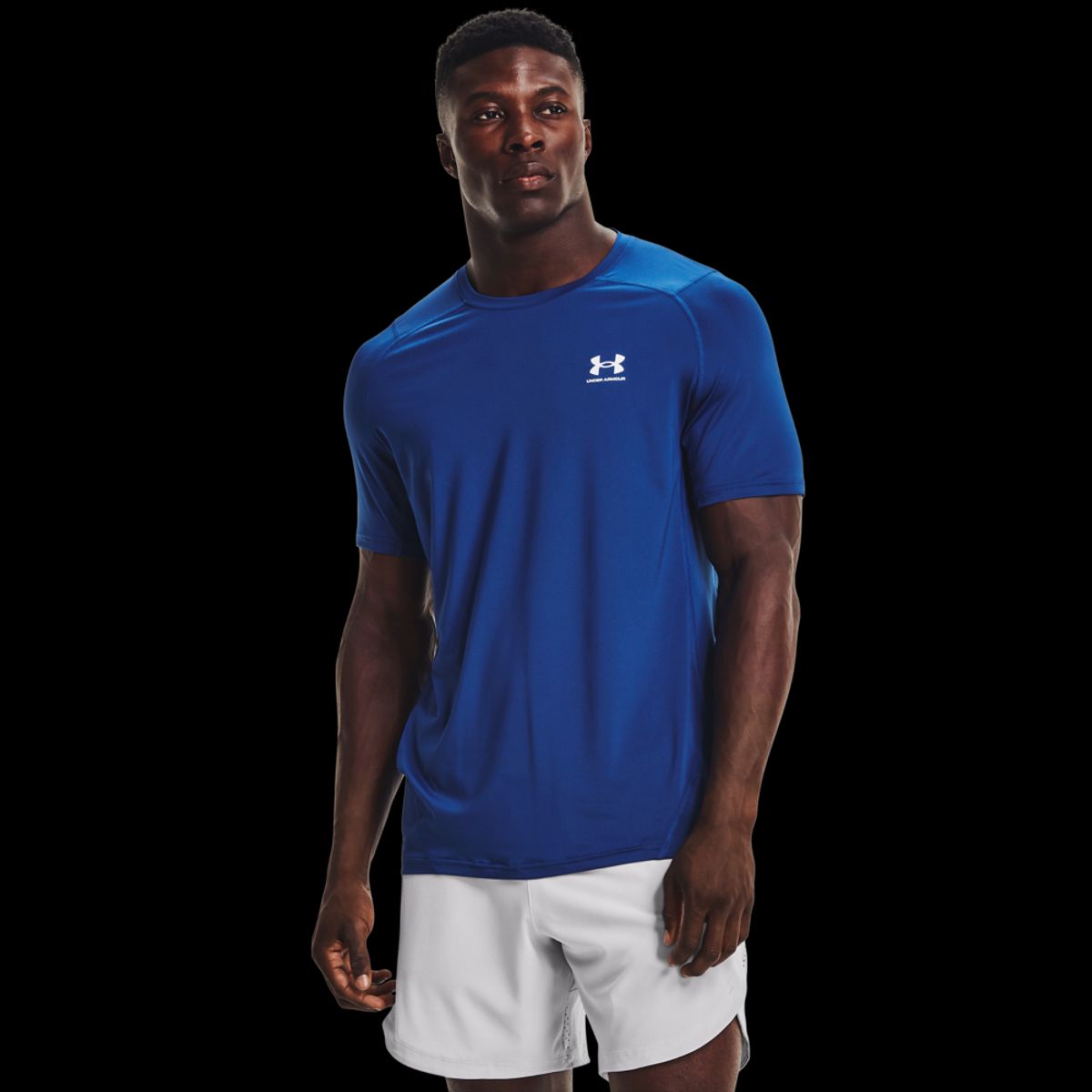 Under Armour Mænd - HeatGear Armour Fitted Shortsleeve - Tech Blue XL