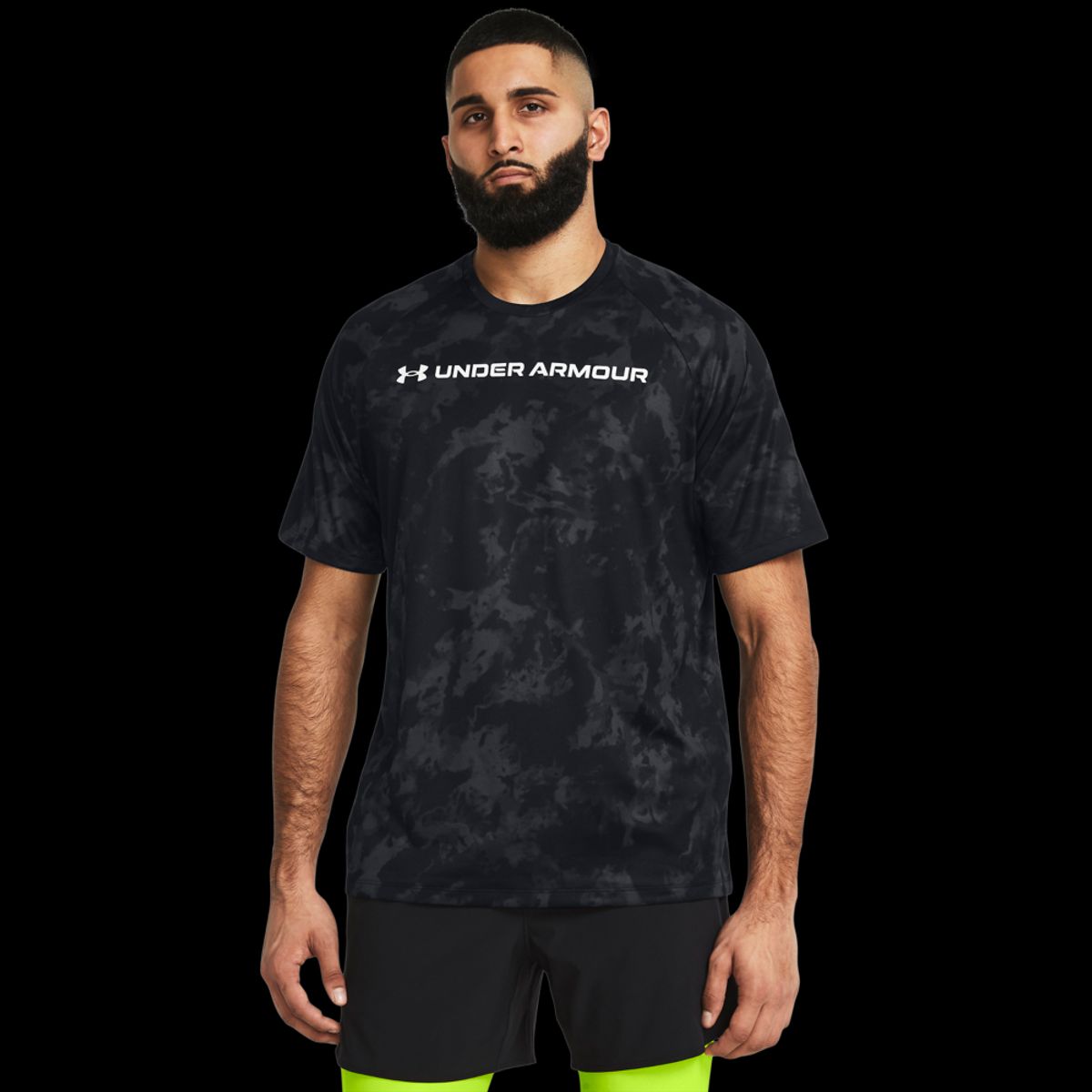 Under Armour Mænds - Tech ABC Camo SS - Black XL