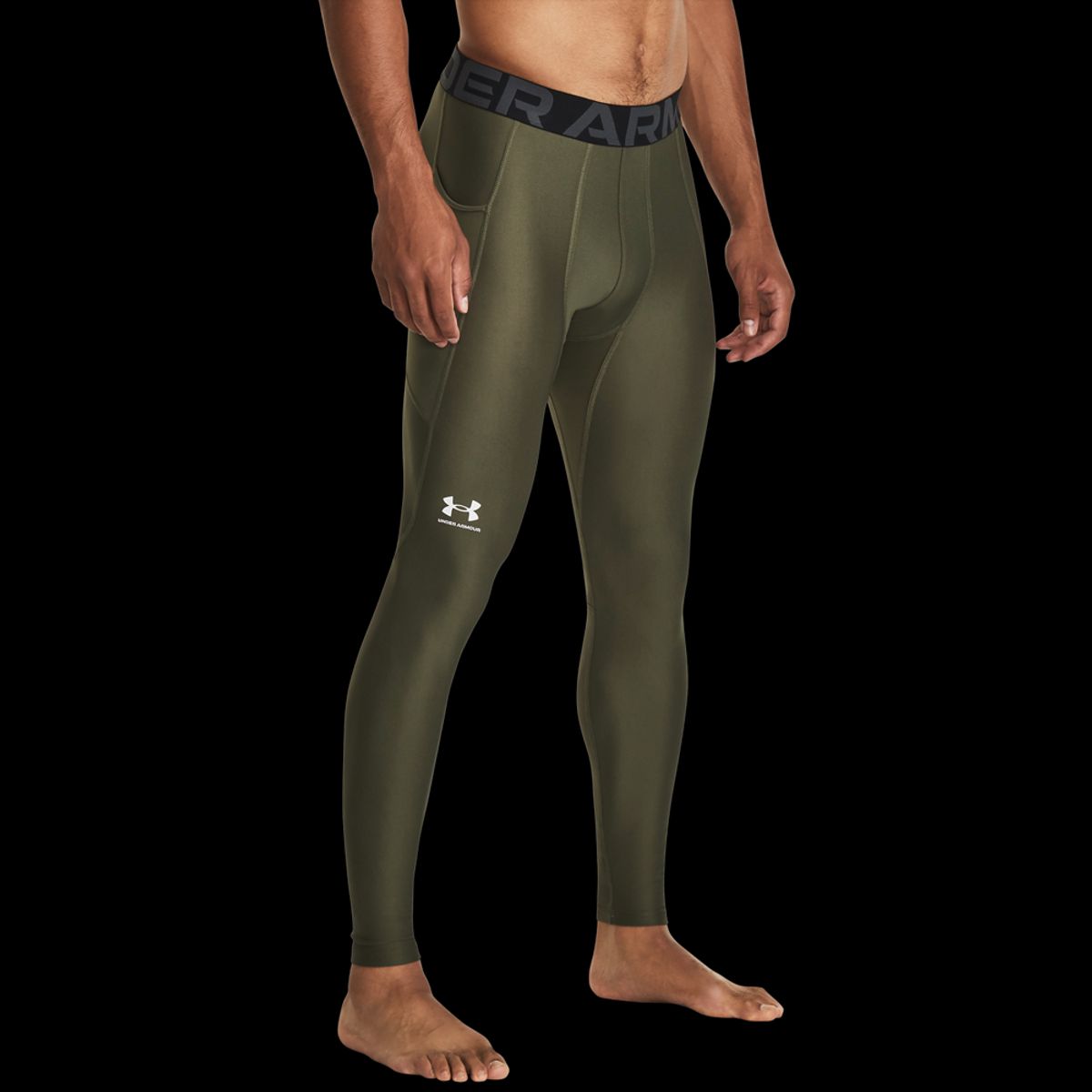 Under Armour Mænds - HeatGear Leggings - Marine Green XL