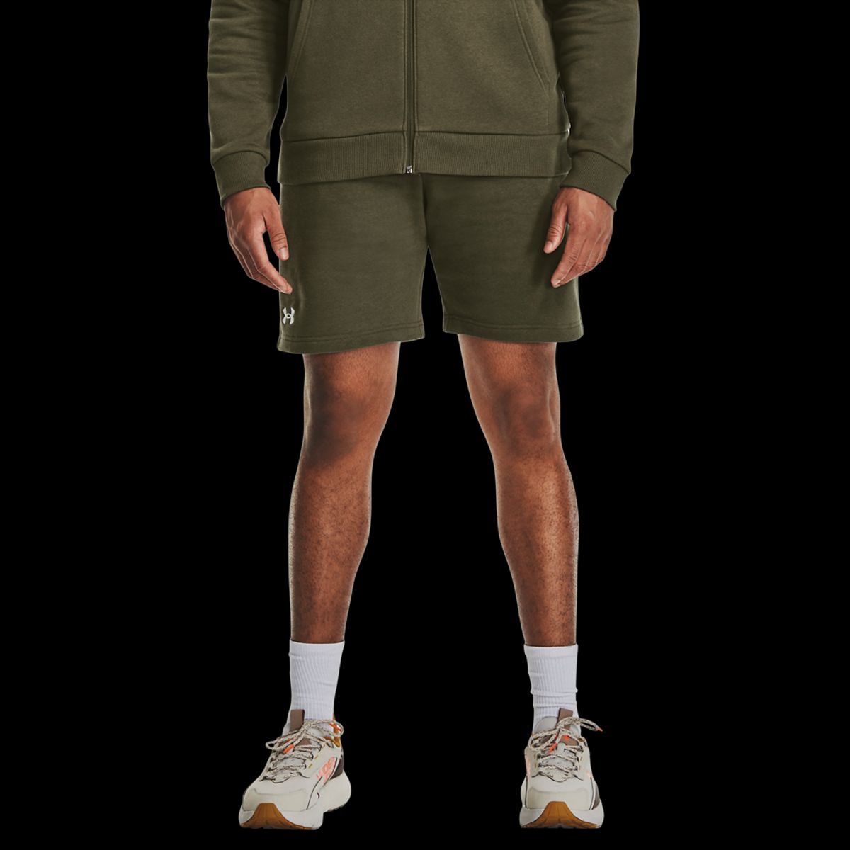 Under Armour Mænds - Rival Fleece Shorts - Marine Green XL