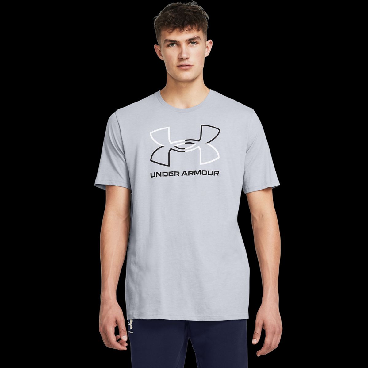 Under Armour Mænds - Foundation Shortsleeve - Mod Gray L