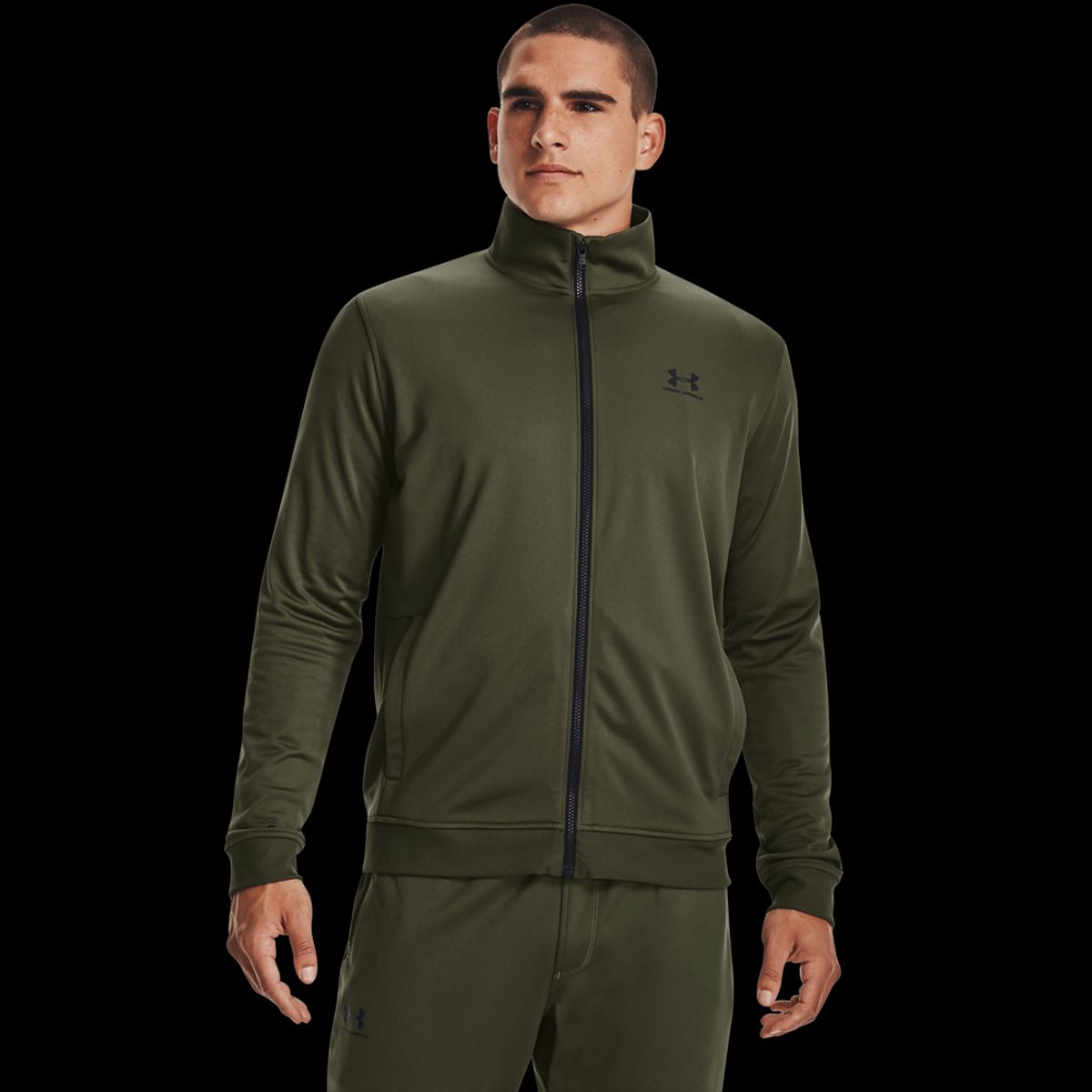 Under Armour Mænds - Sportstyle Tricot Jacket - Marine Green L